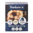 Paristovalot micro 200 Led ulkokäyttöön 20m - Valosarjat paristokäyttöiset - 6410416377209 - 4