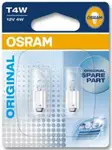 T4W POLTTIMO 12V 4W METALLIKANTA OSRAM 2KPL/PKT - Polttimot ja polttimotarvikkeet - 4050300647609 - 5