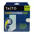 TIIVISTENAUHA P 2X3m valk silikoni 9x7mm - Ikkuna- ja ovitiivisteet - 6416096205719 - 1