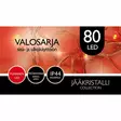 ULKOVALOSARJA LED 80Led Punainen - Valosarjat verkkovirta - 6438159052849 - 1