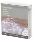 VALOSARJA Paristovalot Silver kylmä valkoinen 40LED 3 m - Valosarjat paristokäyttöiset - 6410412944719 - 2