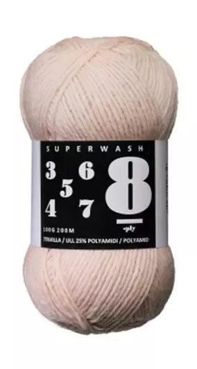 8-PLY 0915 PALE PEACH - Sukkalangat - 8057714017659 - 1