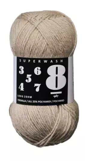 8-PLY 1008 BLEACHED SAND - Sukkalangat - 8057714017819 - 1