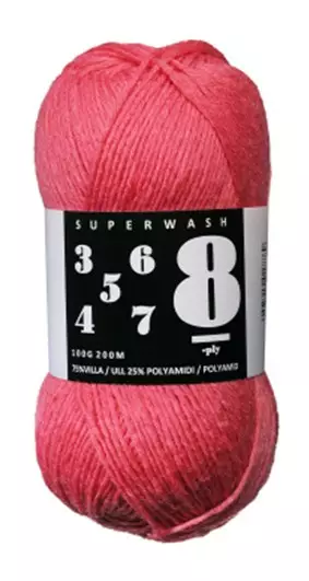8-PLY 1755 PARADISE PINK - Sukkalangat - 8057714017789 - 1