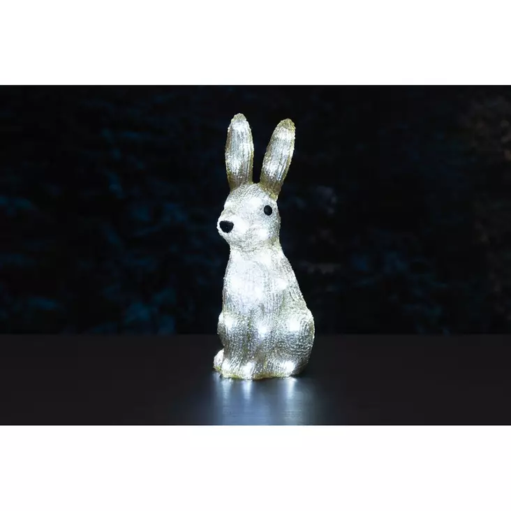 Valokoriste Jänis 40 Led 32cm - Valohahmot ja valokoristeet - 6410416085159 - 1