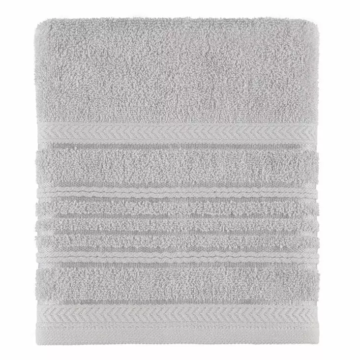 Käsipyyhe Sara 50x70 cm vaaleanharmaa - Kylpypyyhkeet ja käsipyyhkeet - 6410416263939 - 1