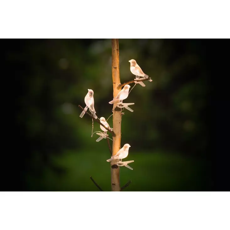 Solar valoketju Birds 5kpl Tarmo - Solar pihasomisteet ja hahmot - 6410416333519 - 1