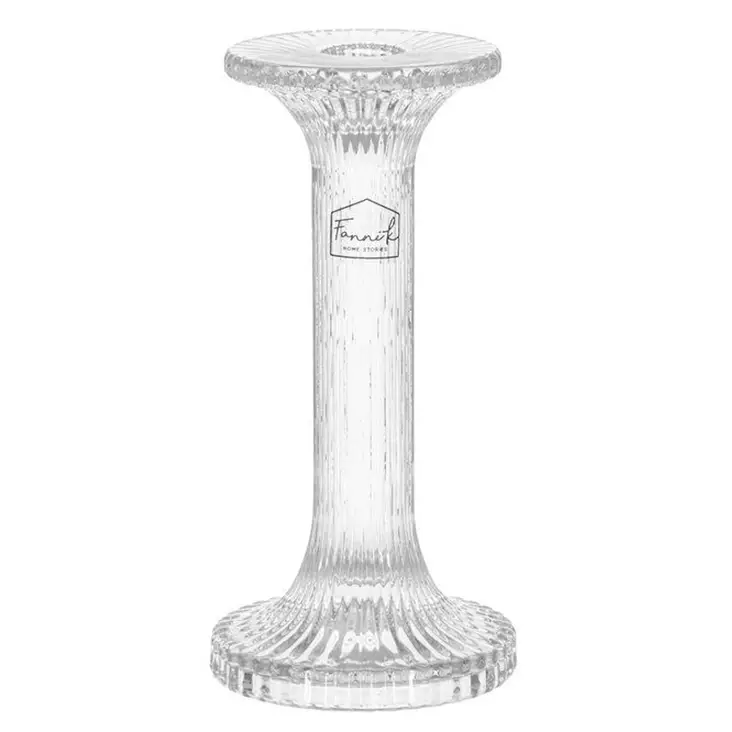 Kynttilänjalka Jade kirkas 18cm Fanni K - Kyntteliköt ja kynttilänjalat - 6410416503349 - 1