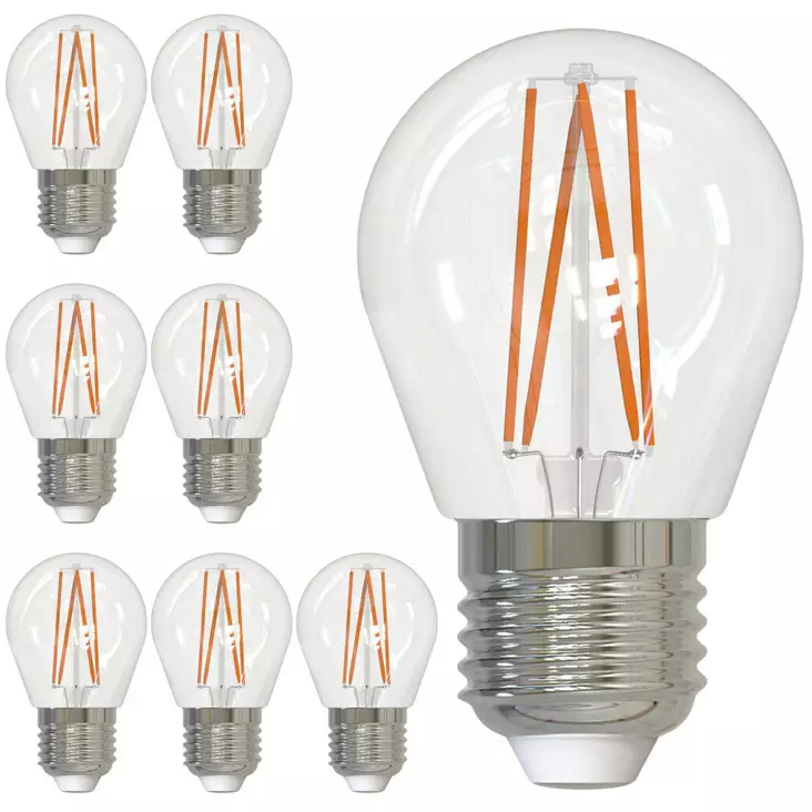 Älylamppu G45 E27 8kpl/pkt 450lm Airam SmartHome - Lamput E27 kanta - 6435200278999 - 1