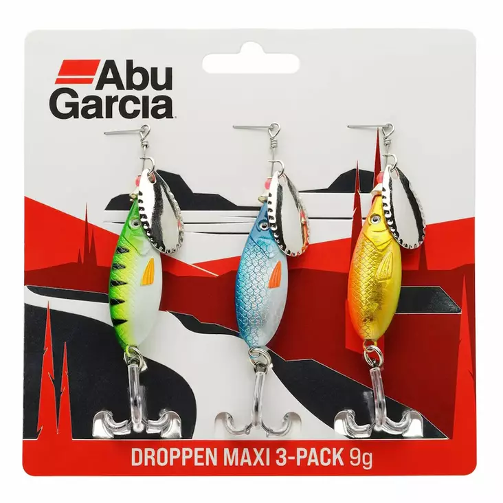 Abu Garcia Droppen Maxi 9.0g 3-pack - Lipat ja lusikat - 036282728509 - 1