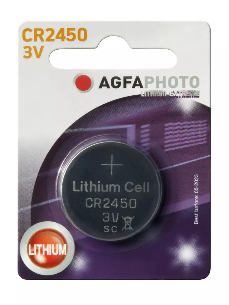 AGFAPHOTO CR2450 1-pack - Nappiparistot - 4250175803449 - 1