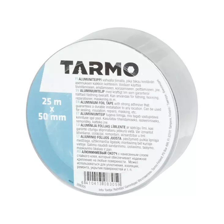 ALUMIINITEIPPI 50MM 25M - Muut teipit - 6410413083059 - 1