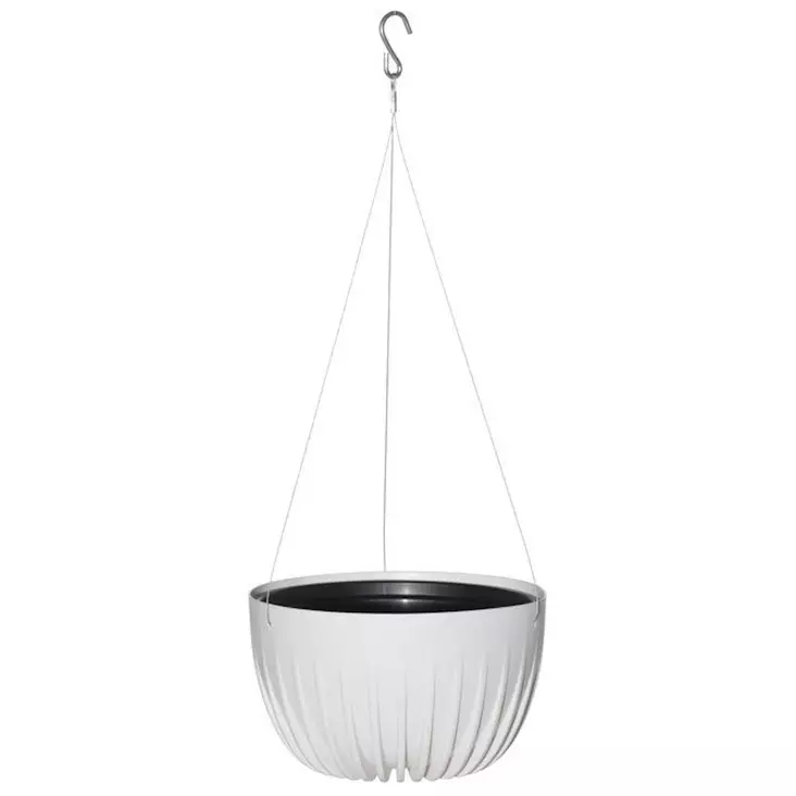 Amppeli Mira valkoinen 24cm - Amppelit ja amppelikoukut - 6410416334899 - 1