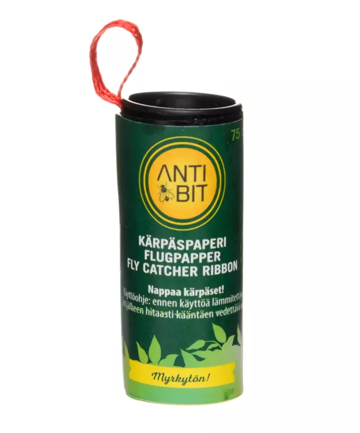 Antibit Kärpäspaperi 5 rullaa - Kärpäslätkät ja hyönteisansat - 6410410194659 - 1