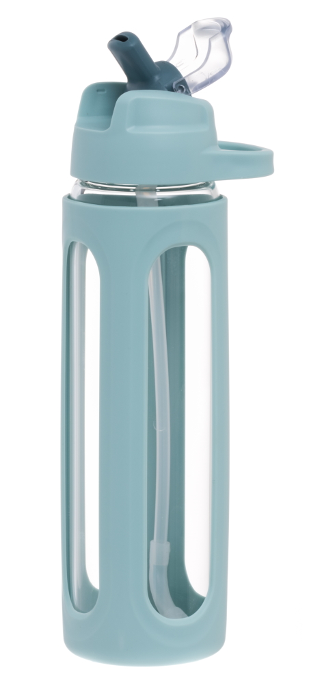Atom Juomapullo lasia pillillä turkoosi - Juomapullot ja pillimukit - 6410416013169 - 1