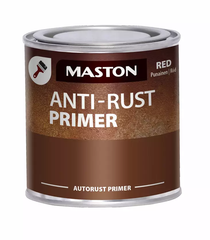 AUTORUST PRIMER PUNAINEN 250ML - Metallimaalit - 6412490042189 - 1