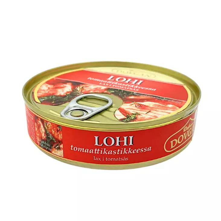 LOHI TOMAATTIKASTIKKEESSA 160 g - Liha- ja kalasäilykkeet - 4032549036789 - 1