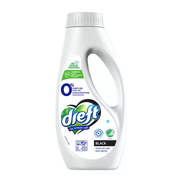 Pyykinpesuneste Dreft Sensi Black 728ml - Pyykinpesunesteet - 8719558804689 - 1