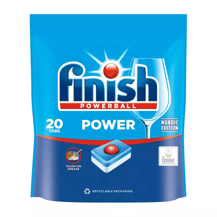 Finish Power All in One konetiskitabletti 20 kpl - Konetiskiaineet - 5701092112989 - 1