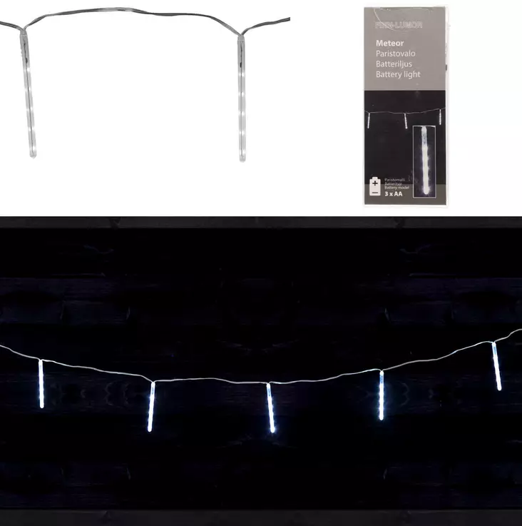 FINNLUMOR PARISTOVALOT METEOR - Valosarjat paristokäyttöiset - 6410413326699 - 1