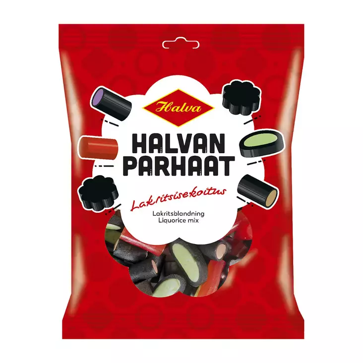 Halva Parhaat Lakritsisekoitus 350g - Makeiset ja naposteltavat - 6420900013339 - 1