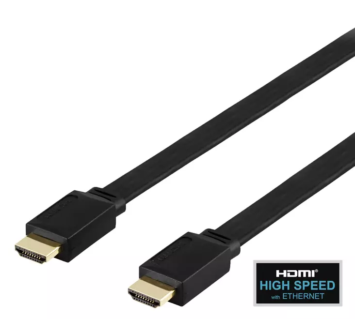 hdmi kaapeli litte=C3=A4 deltaco 2m - Audio- ja videokaapelit - 7333048051769 - 1