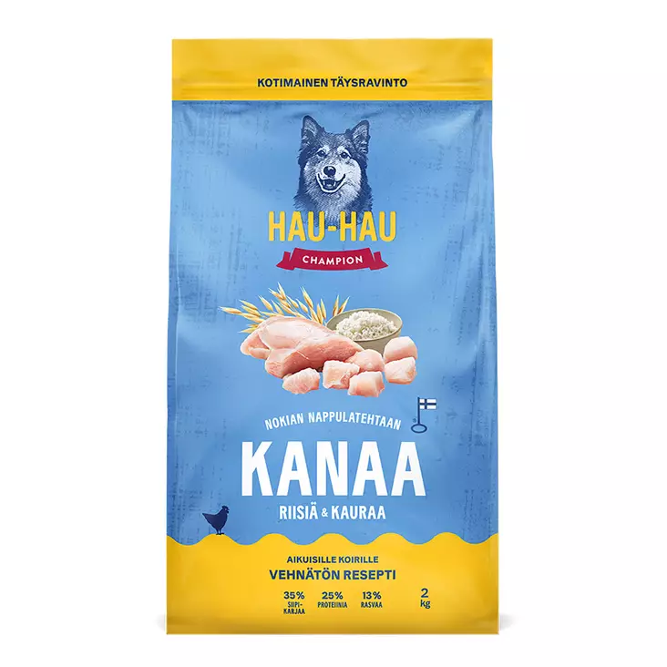 HHC Kanaa riisi-kaura koiranruoka 2kg - Koiranruoat ja herkut - 6438554010529 - 1