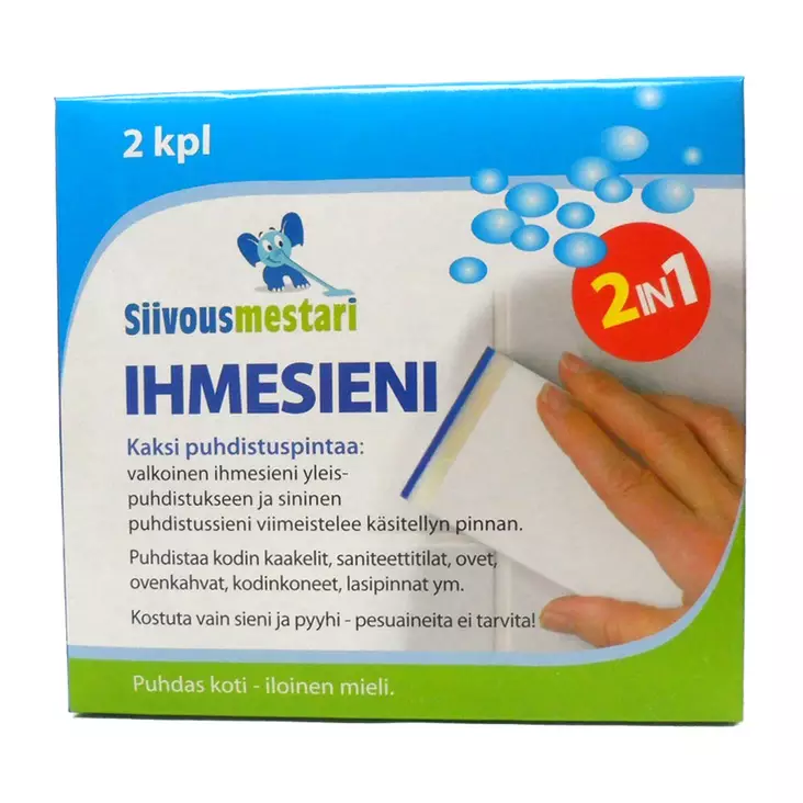 IHMESIENI 2KPL/PKT IMUSIENELLÄ 2IN1 - Hankaussienet ja ihmesienet - 6438159084659 - 1