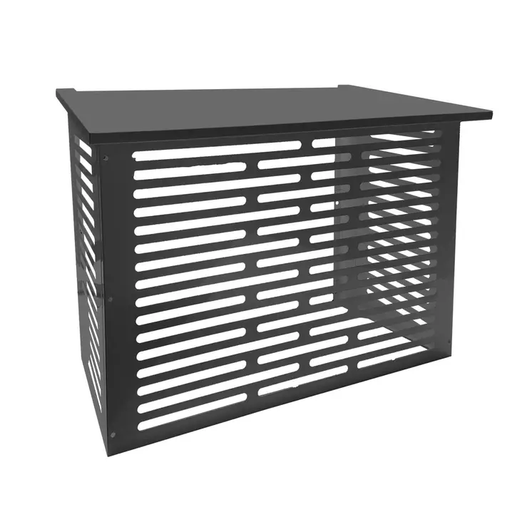 Musta suojakotelo ilmalämpöpumpun ulkoyksikölle. - Ilmalämpöpumput ja tarvikkeet - 6430077740389 - 1