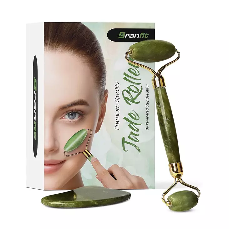 Jade rolleri+guasha lahjasetti - Naisten kosmetiikkapakkaukset - 6438159165099 - 1