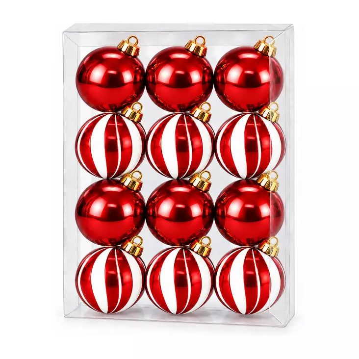 Kuusenpallot 3cm, 12kpl/pkt - Kuusenpallot ja ripustettavat koristeet - 6438506024949 - 1