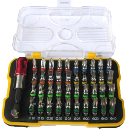 k=C3=A4rkisarja 42 osainen ruuvausk=C3=A4rkisarja - Ruuvauskärkisarjat - 6438168109329 - 1