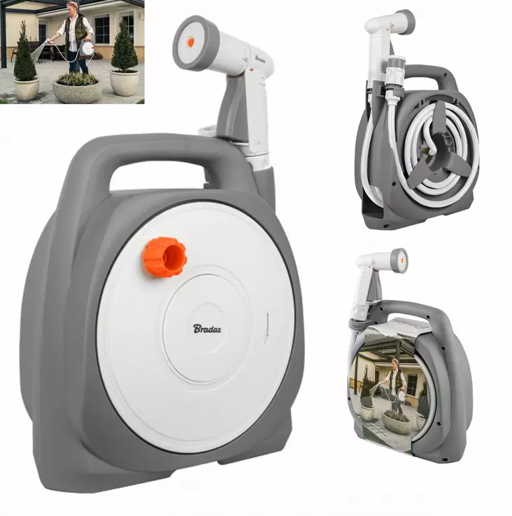 Kasteluletku 3/8" 11,5m kannettava - Puutarhaletkut ja letkukelat - 5907544438519 - 1