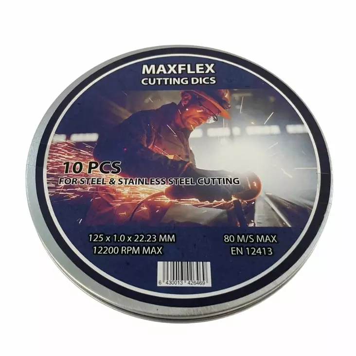 KATKAISULAIKKA 125MMX1MM 10KPL MAXFLEX - Katkaisulaikat - 6430013426469 - 1