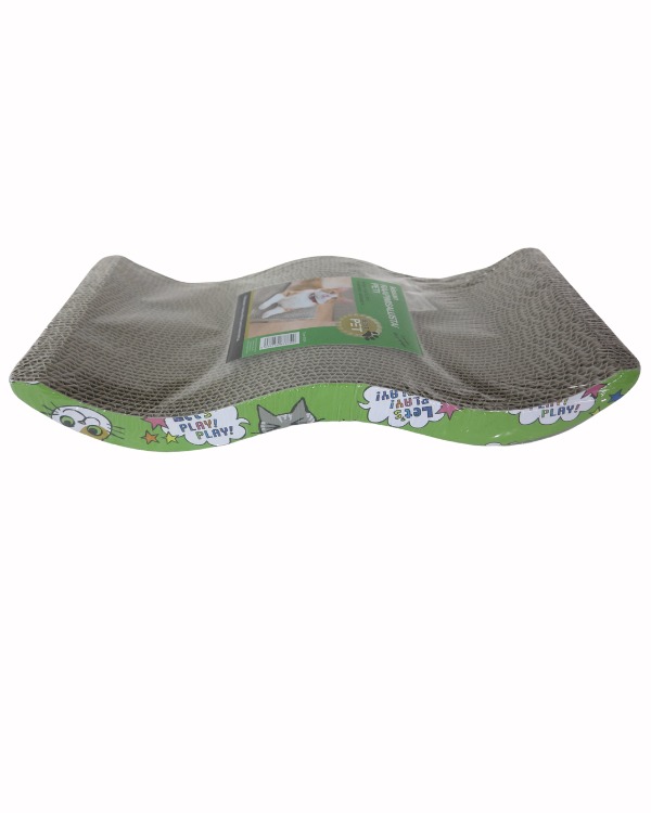 kissan makuualusta aaltopahvia soveltuu raapimiseen. mukana pussilline=
n kissanminttua - Kissan lelut - 6438159833349 - 1