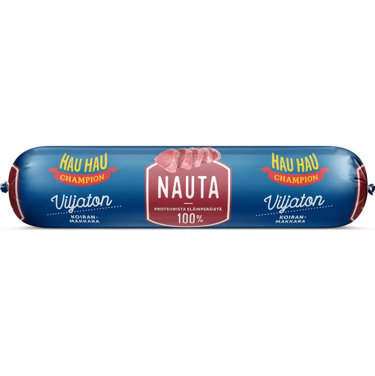 KOIRANRUOKA VILJATON MAKKARA NAUTA 350G - Koiranruoat ja herkut - 6430069580689 - 1