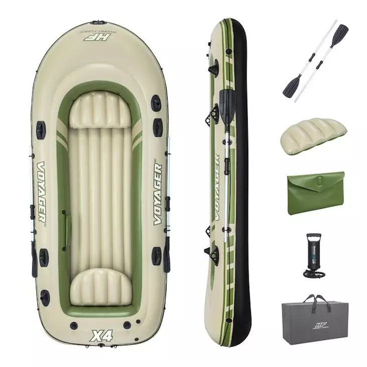Kumivene Hydro-Force Voyager X4 Raft Set - Vesilelut ja uimapatjat - 6941607357989 - 1