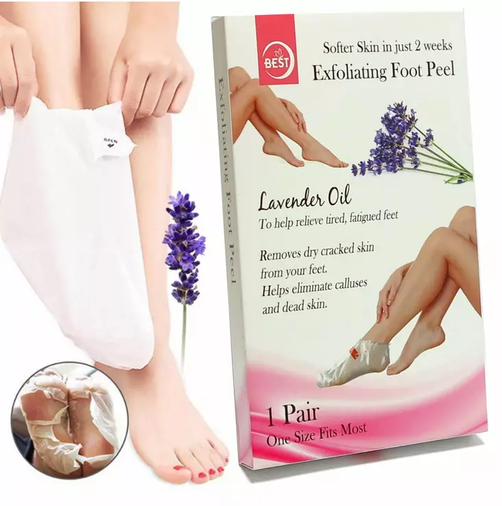 Kuorivat geelitossut kertakäyttö 1 pari - Jalkojenhoitotuotteet - 6438159243629 - 1