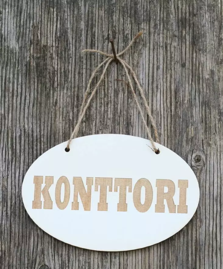 KYLTTI Konttori valk rw - Kyltit ja avaimenperät - 6430077570269 - 1