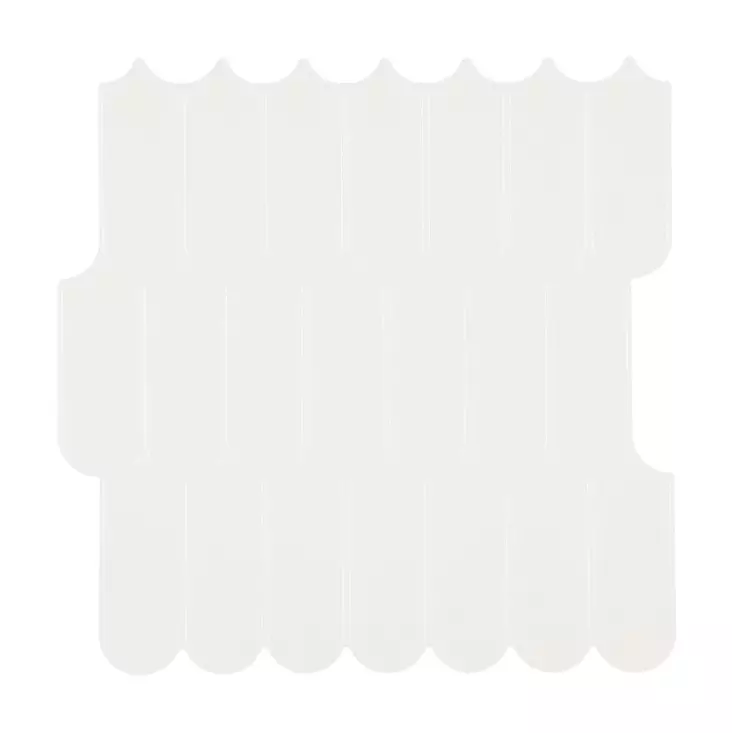 Laattatarra paanu valkoinen 30x30 cm - Sisustuskalvot - 6410416526799 - 1