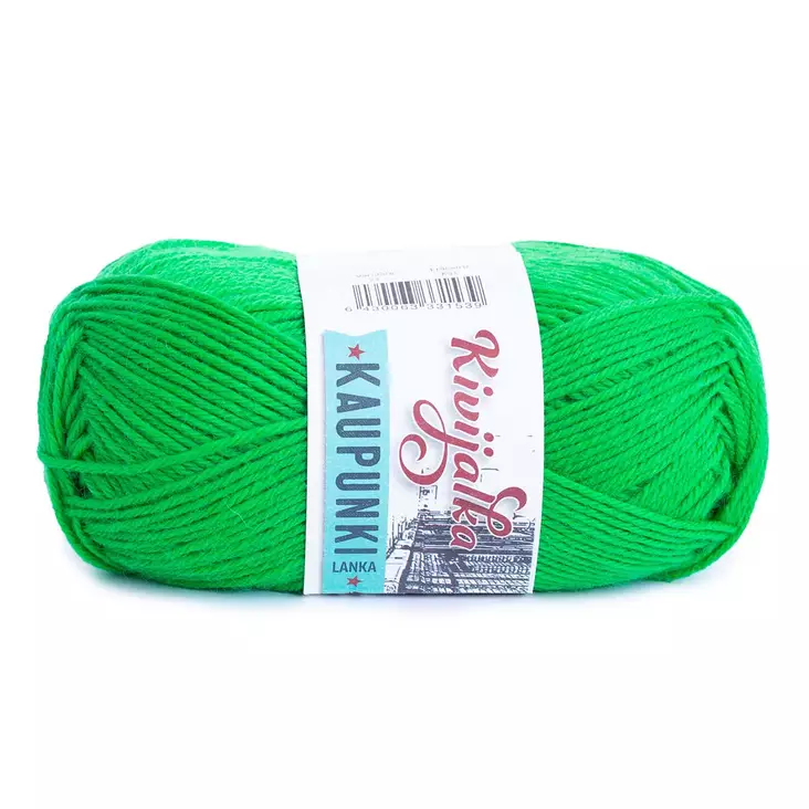 Lanka Kivijalka 23 Kirkkaanvihreä 100 g - Sukkalangat - 6430063331539 - 1