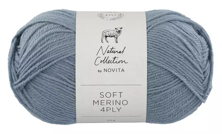 Lanka Soft Merino 4Ply 50G Vesi Novita - Villalangat - 6412618201849 - 1