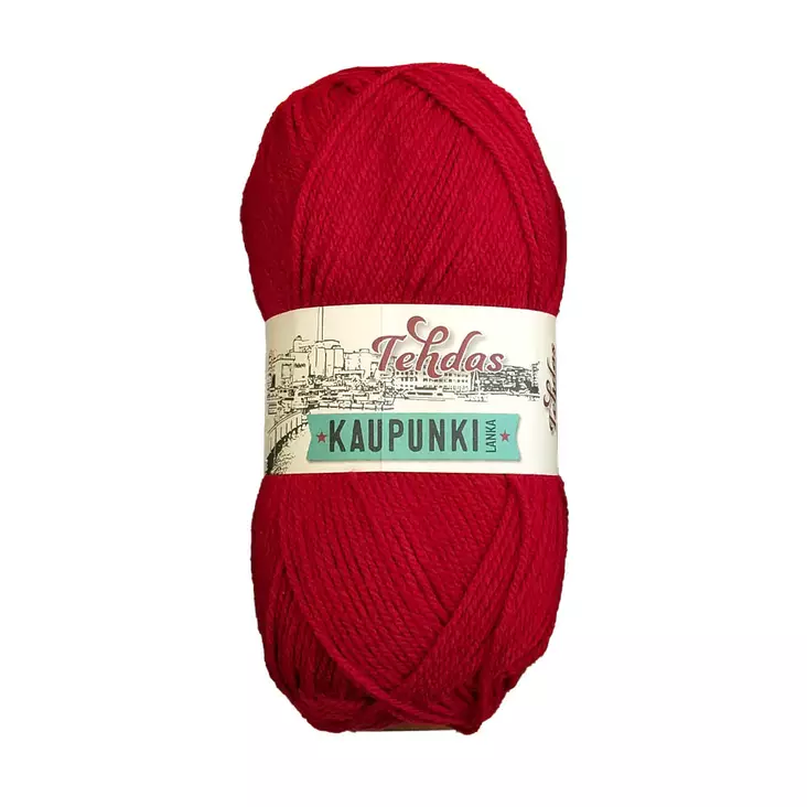 Lanka Tehdas 49 Puolukanpunainen - Akryylilangat - 6430063333359 - 1