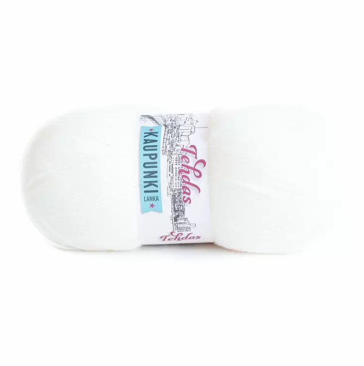 Lanka Tehdas 02 Luonnonvalkoinen 100 g - Akryylilangat - 6430063330709 - 1