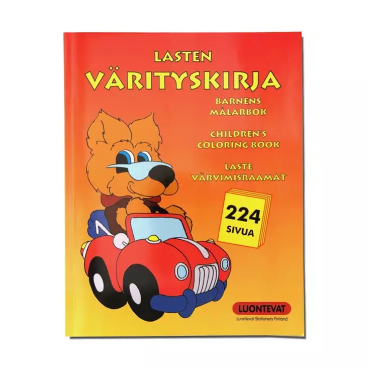 VÄRITYSKIRJA 224 SIVUA - Värityskirjat ja puuhakirjat - 6416965360129 - 1