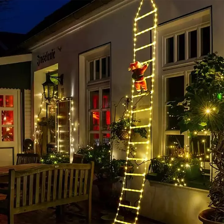 LED tikkaat kiipeilevällä pukilla 228l - Valosarjat verkkovirta - 6438506003609 - 1