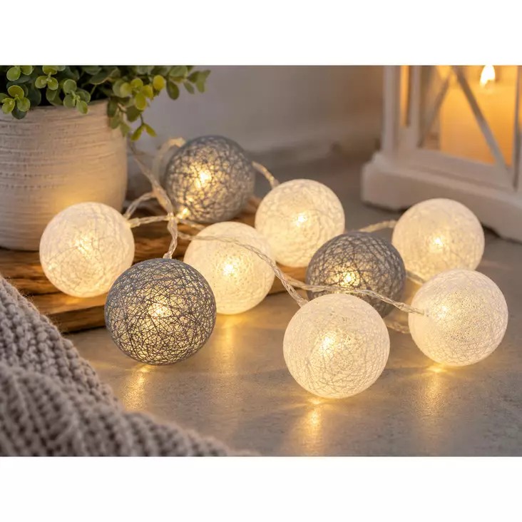 Led puuvallosarja paristolla 10l - Valosarjat paristokäyttöiset - 6438506024529 - 1