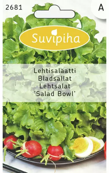 LEHTISALAATTI 1 SALAD BOWL - Vihannes, juures & yrttien siemenet - 8711117268109 - 1