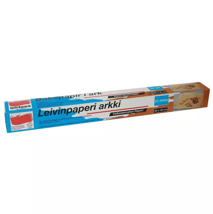 LEIVINPAPERI ARKKI 20 ARKKIA - Leivontamuotit ja -tarvikkeet - 4008284777119 - 1