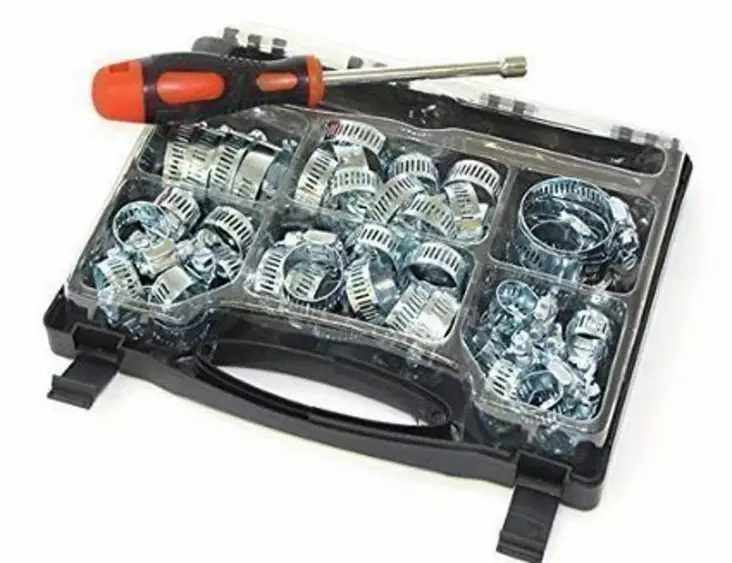 Letkunkiristinsetti 50kpl letkuklemmari - Letkut ja letkunkiristimet - 6438168094939 - 1